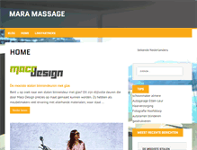 Tablet Screenshot of mara-massage.nl